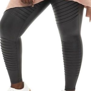 Torrid Faux Leather Moto Leggings 2